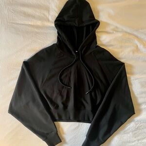 Cropped Double Take Hoodie - Black x 1